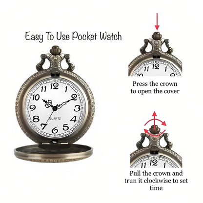 Harry Potter Antique Pocket Watch Keychain: Relive the Magic