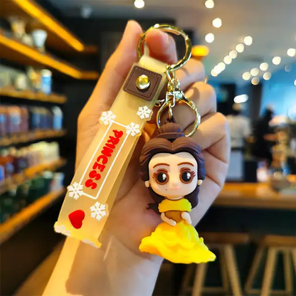 Little Disney Princess 3D Silicon Keychain