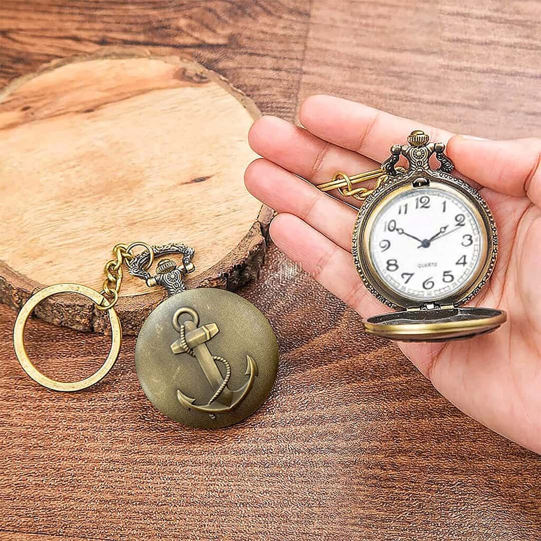 MALKIN® One Piece Keychain | Anime Keychain | One Piece Anime | Anime Merch  | Pocket Watch | Pocket Watch Keyring (Vintage) : Amazon.in: Bags, Wallets  and Luggage