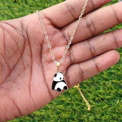 Cute Panda Charm Necklace