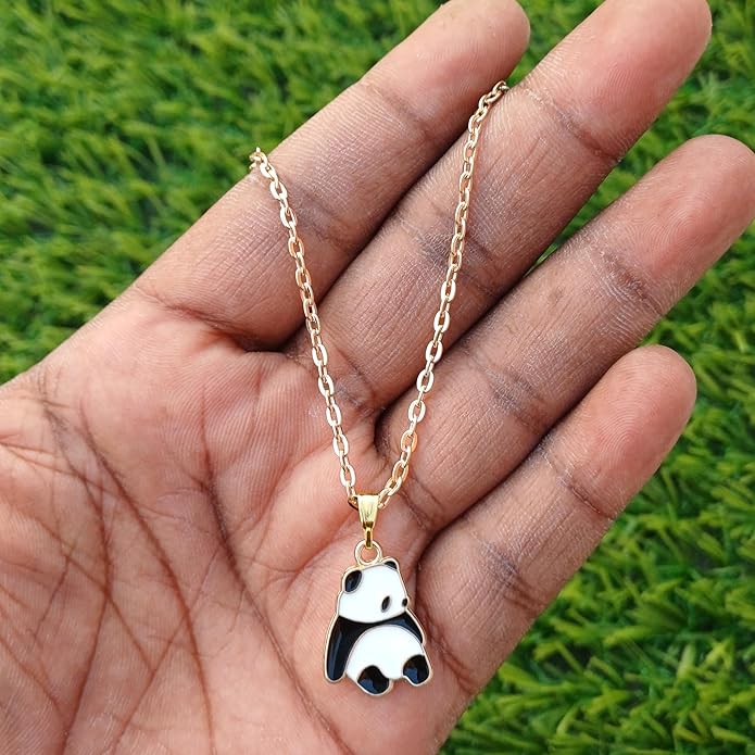 Cute Panda Charm Necklace