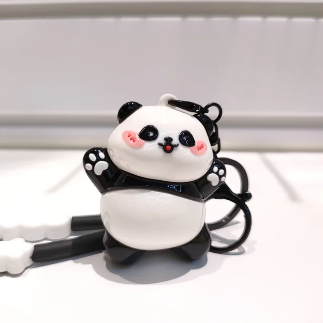 Adorable Panda Charm Keychain