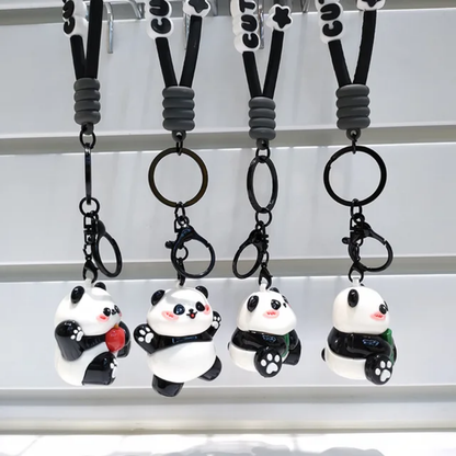 Adorable Panda Charm Keychain