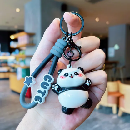 Adorable Panda Charm Keychain