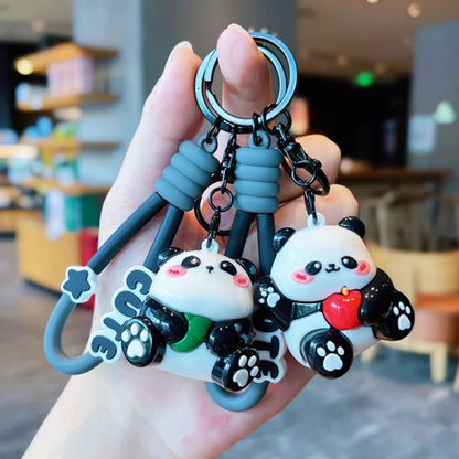 Adorable Panda Charm Keychain