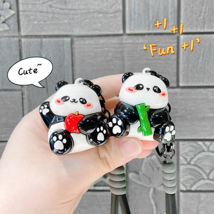 Adorable Panda Charm Keychain