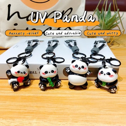 Adorable Panda Charm Keychain