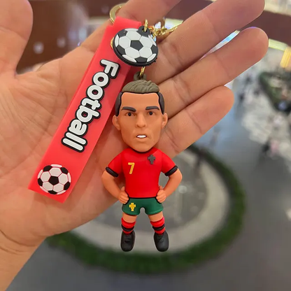 Cristiano Ronaldo Rubber Keychain