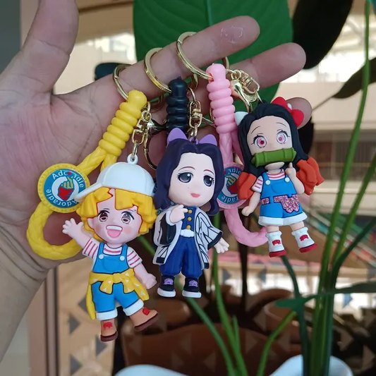 Exclusive Demon Slayer Anime Keychain | Tanjiro & Nezuko Collectible