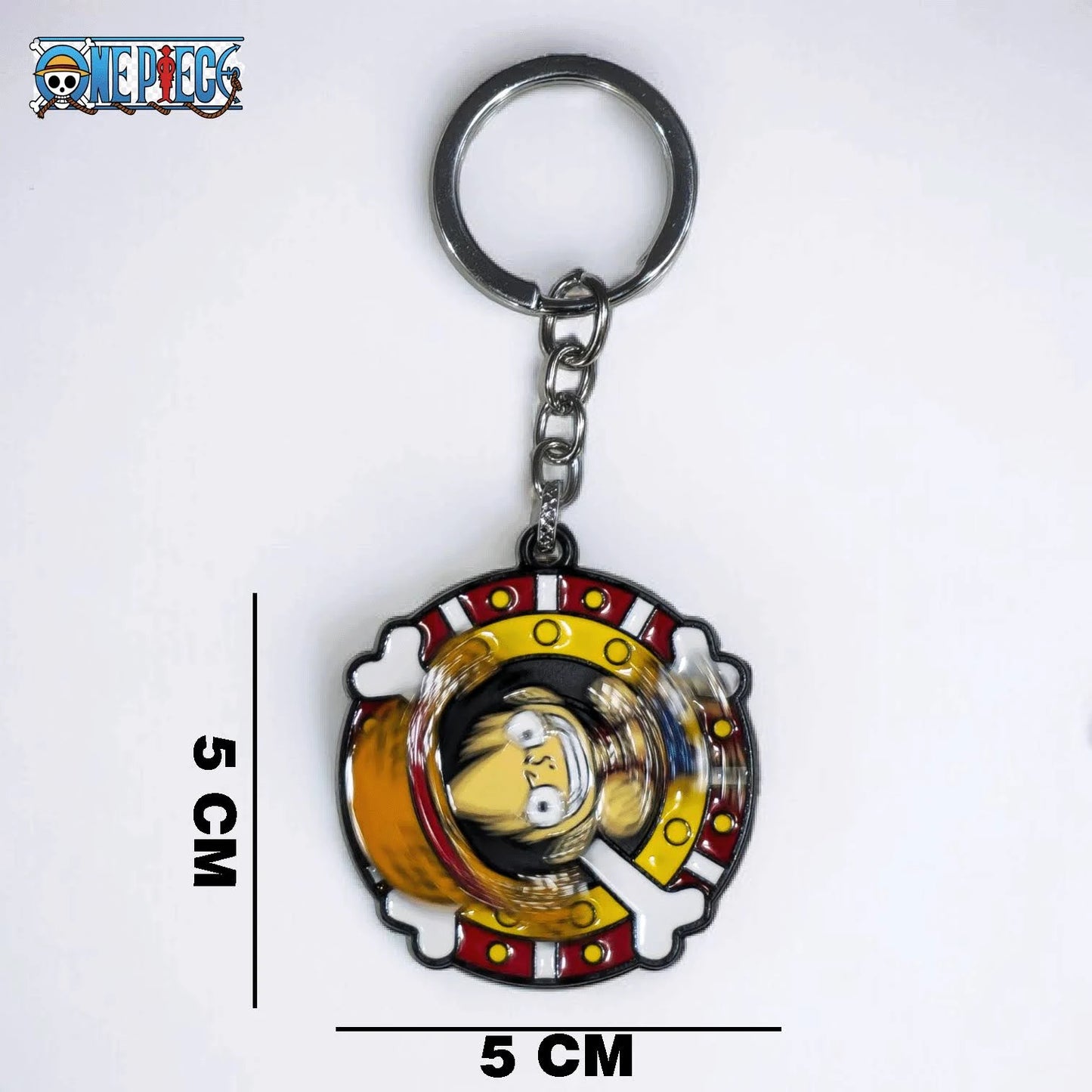 Dr. Monkey D. Luffy Fidget Spinner Keychain - Fun One Piece Collectible