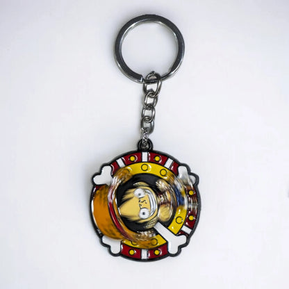 Dr. Monkey D. Luffy Fidget Spinner Keychain - Fun One Piece Collectible