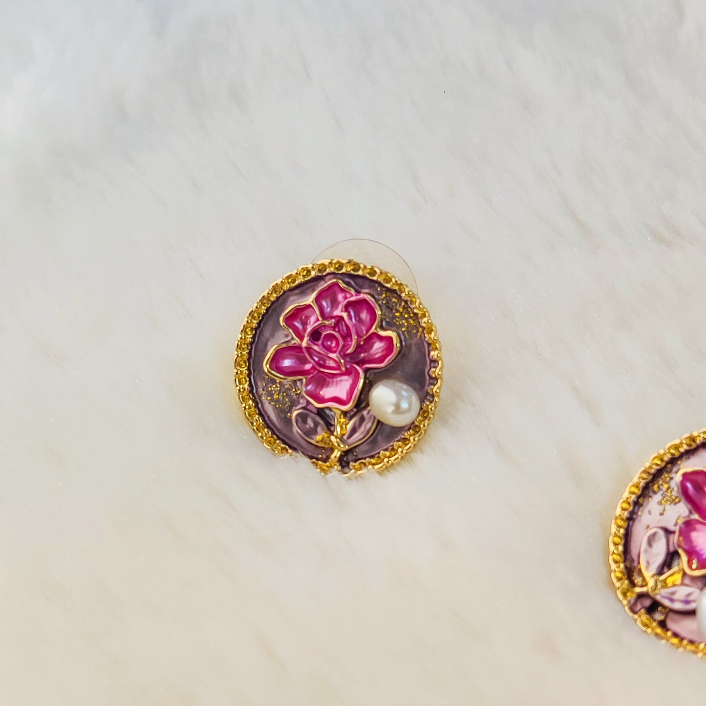 Elysian Rose Stud Earring