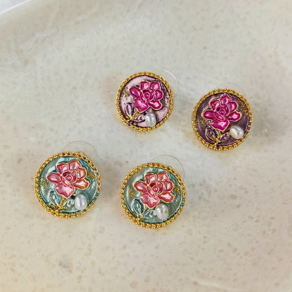 Elysian Rose Stud Earring