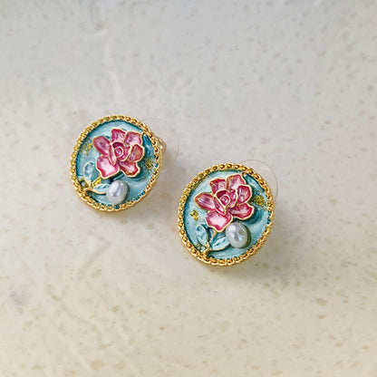 Elysian Rose Stud Earring