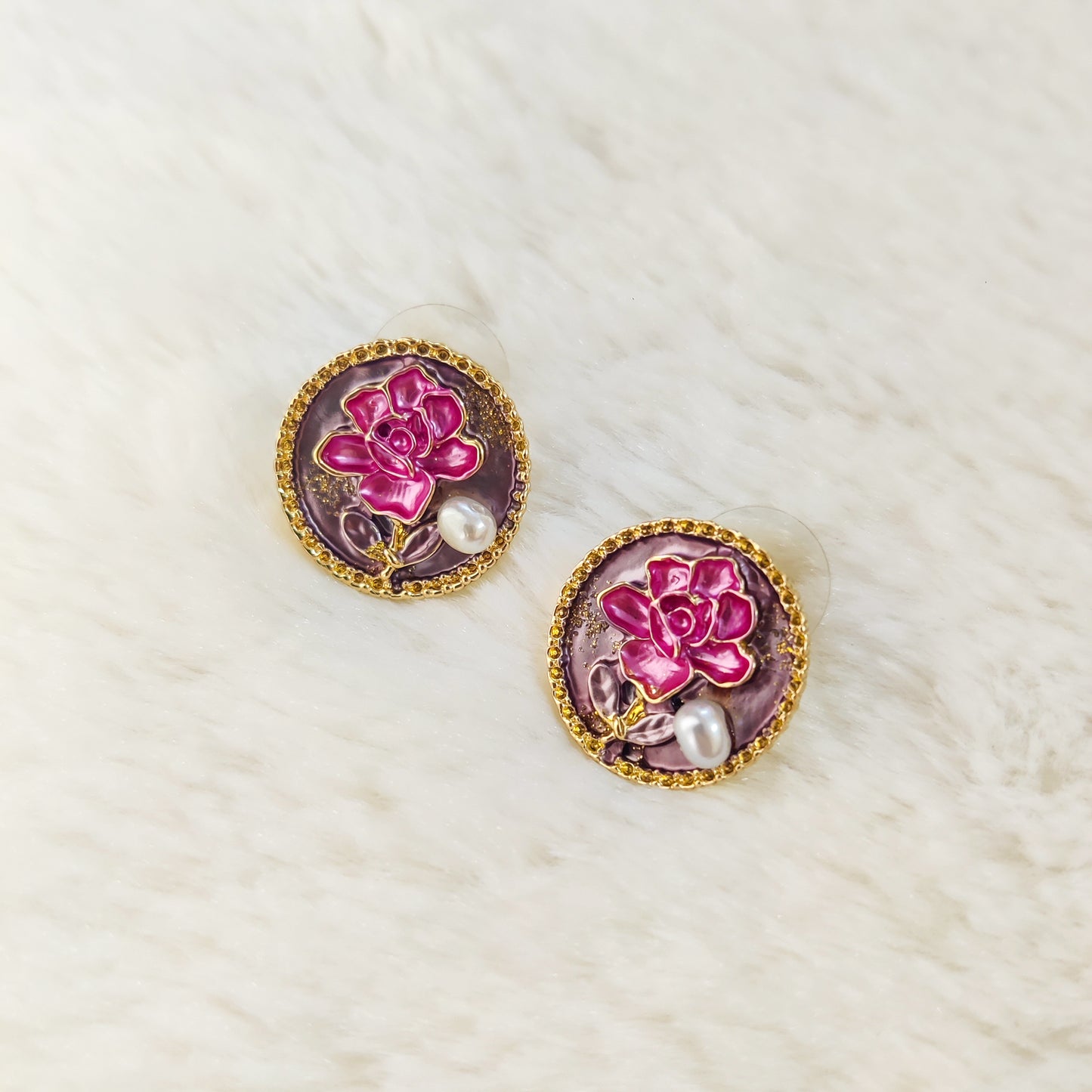 Elysian Rose Stud Earring