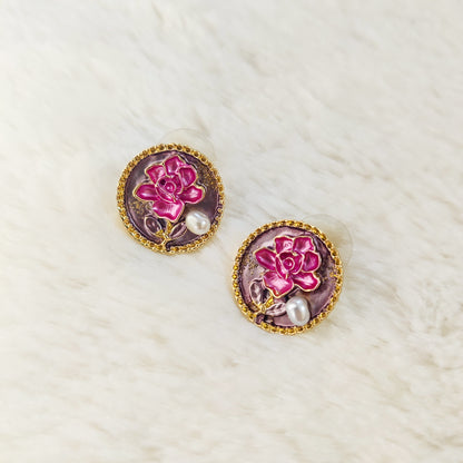 Elysian Rose Stud Earring