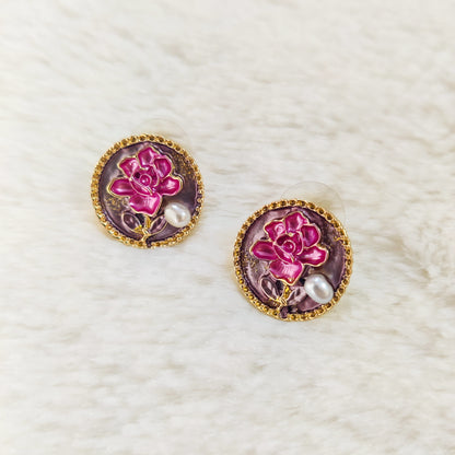 Elysian Rose Stud Earring