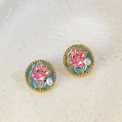 Elysian Rose Stud Earring