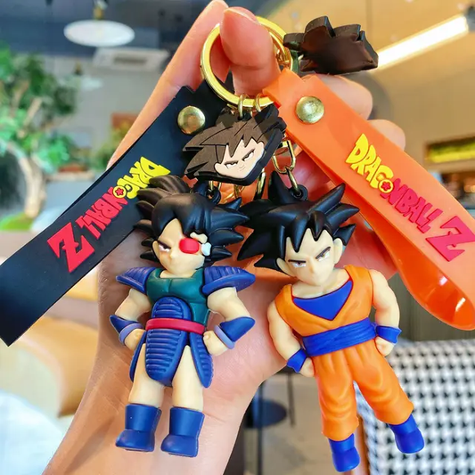 Goku Dragon Ball-Z Anime Character 3D Rubber Keychain