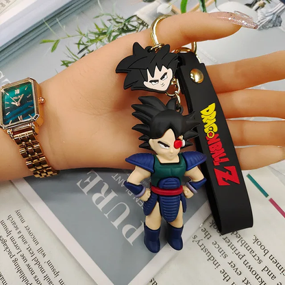Goku Dragon Ball-Z Anime Character 3D Rubber Keychain