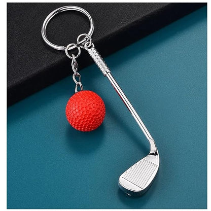 Golf Club & Ball Keychain | Sports Accessory