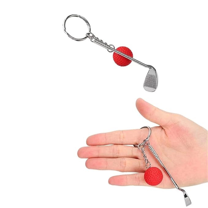 Golf Club & Ball Keychain | Sports Accessory