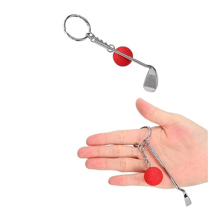 Golf Club & Ball Keychain | Sports Accessory