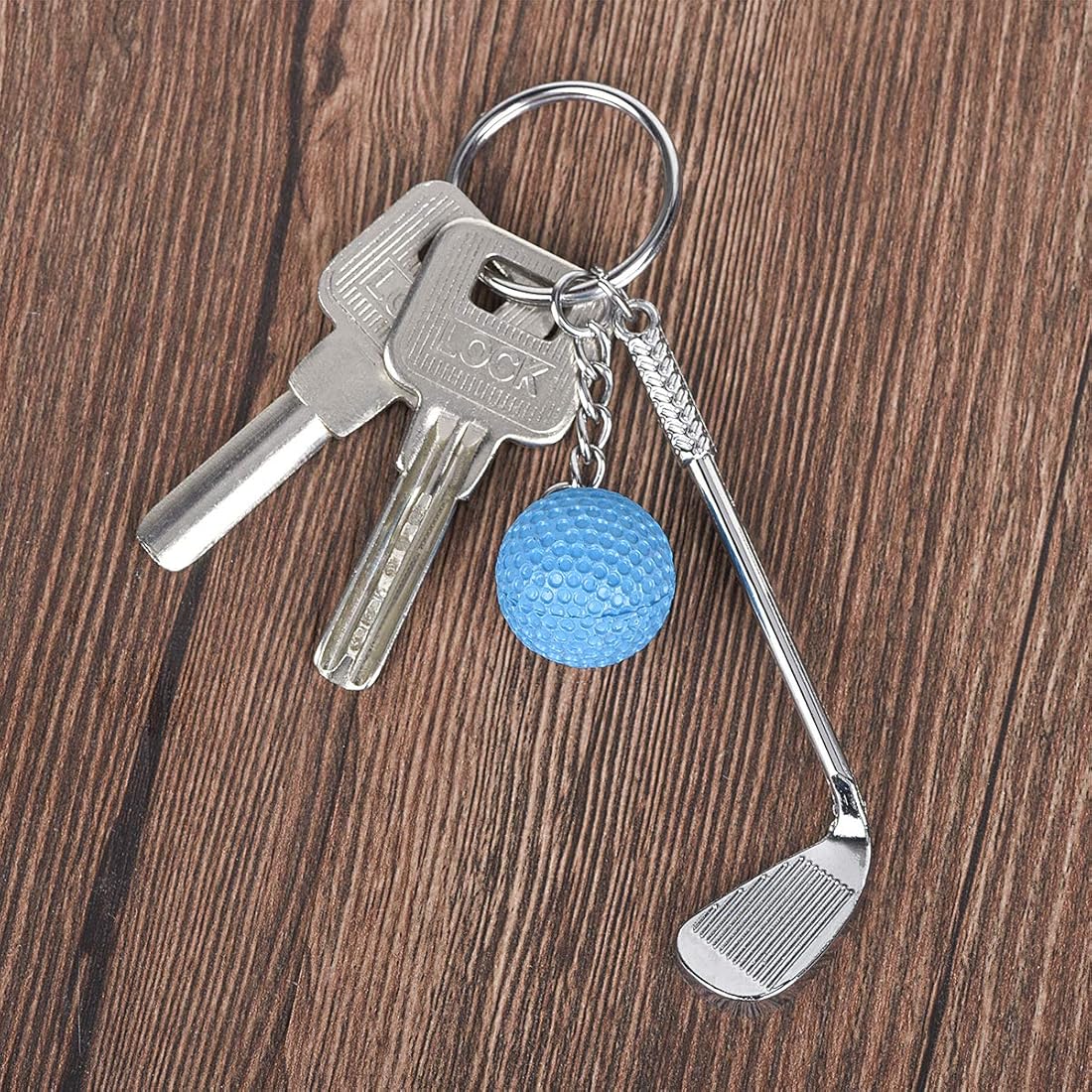 Golf Club & Ball Keychain | Sports Accessory