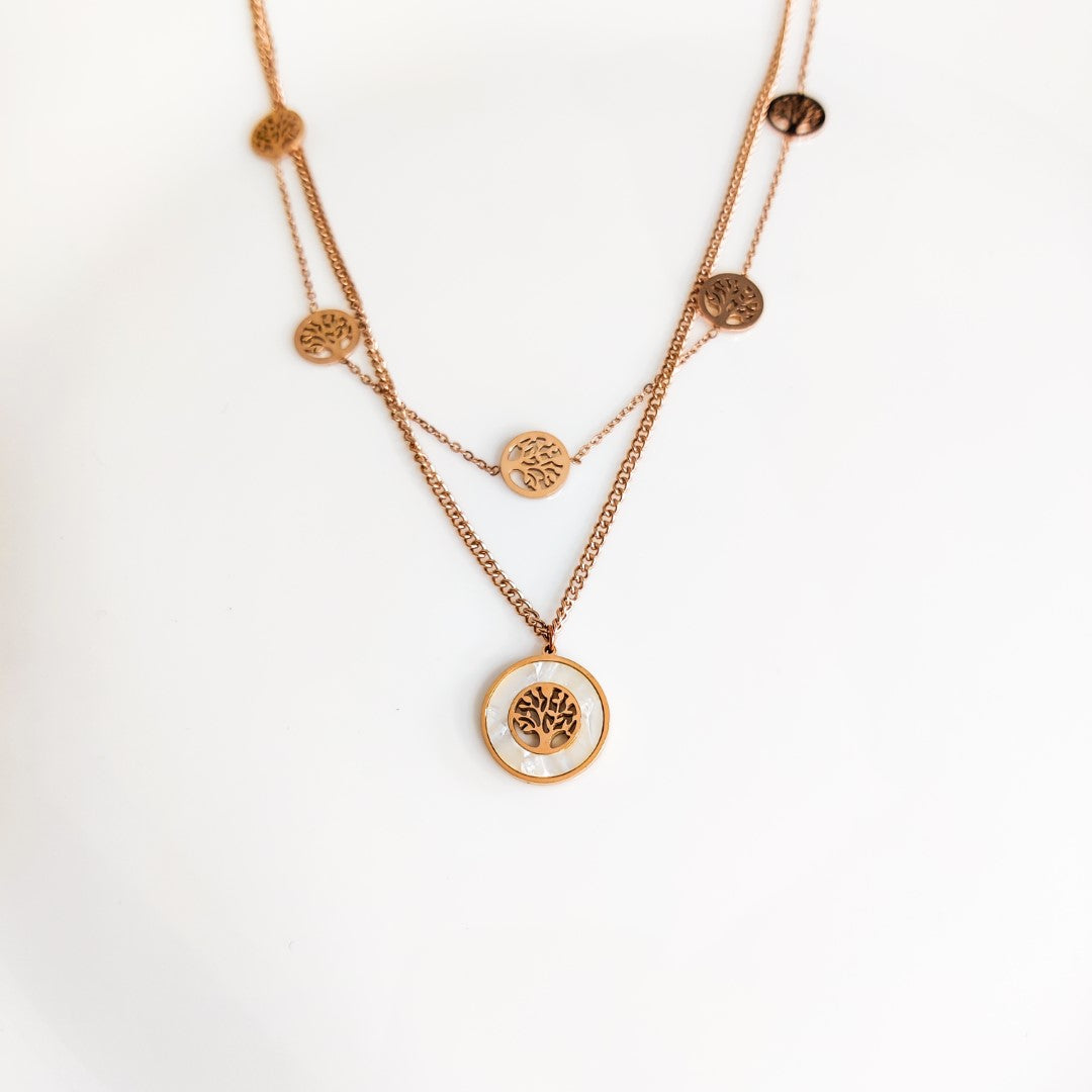 Tree of Life Layered Necklace – Merakii Mee