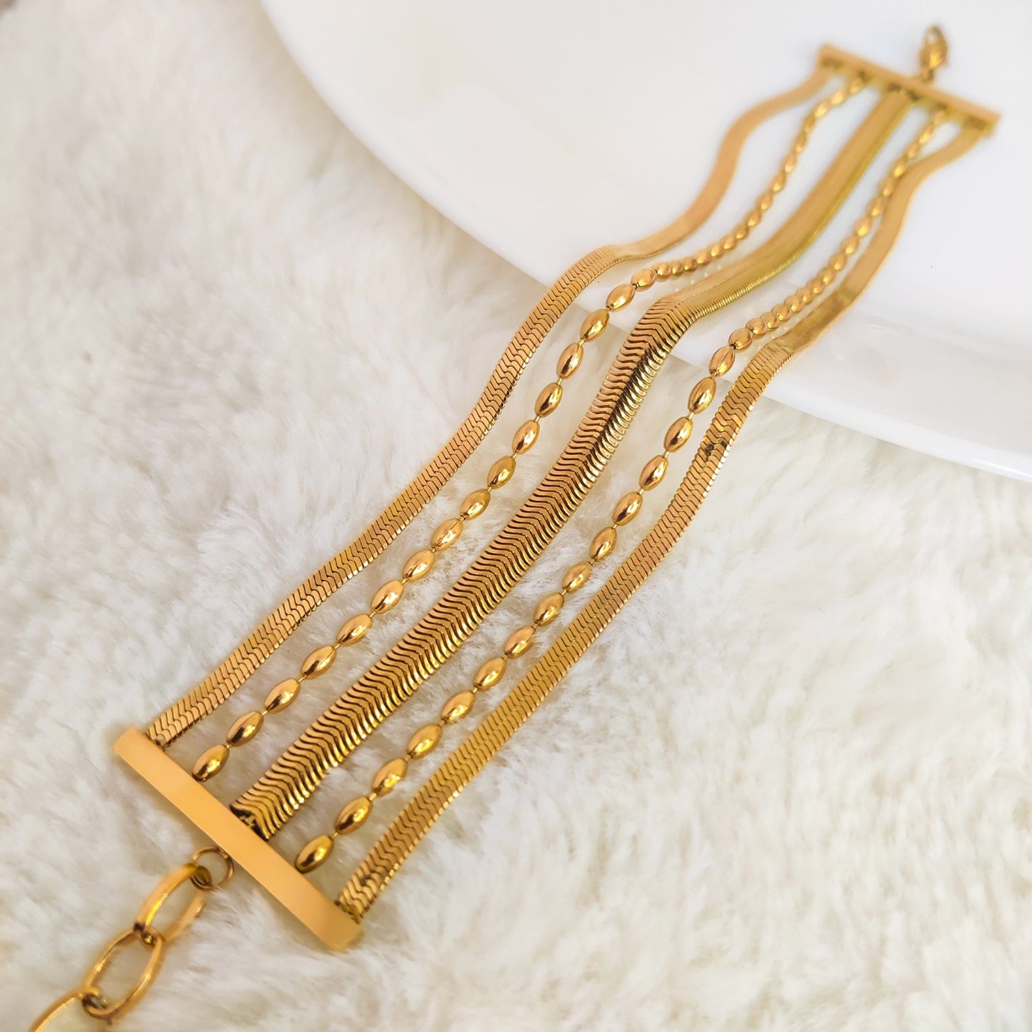 Luxury Luster Chain Bracelet