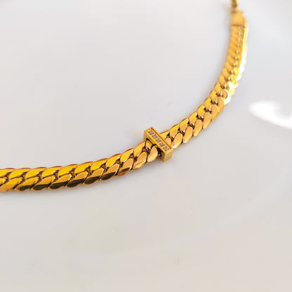 Strikgo Braided Gold Bracelet