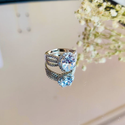 Enshrined Diamond Ring