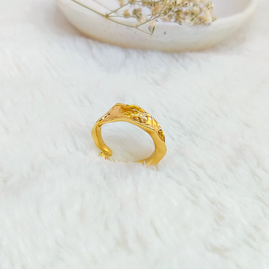Eternal Nature Gold Leaf Ring