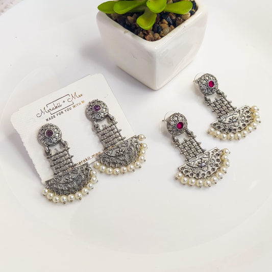 Dastoor Silver Replica Earrings