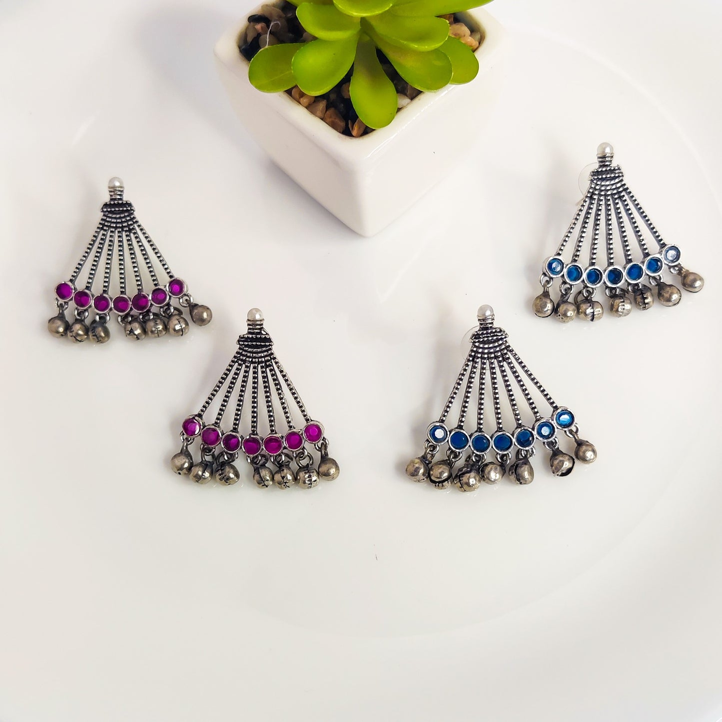 Elite Bejeweled Waterfall Earrings