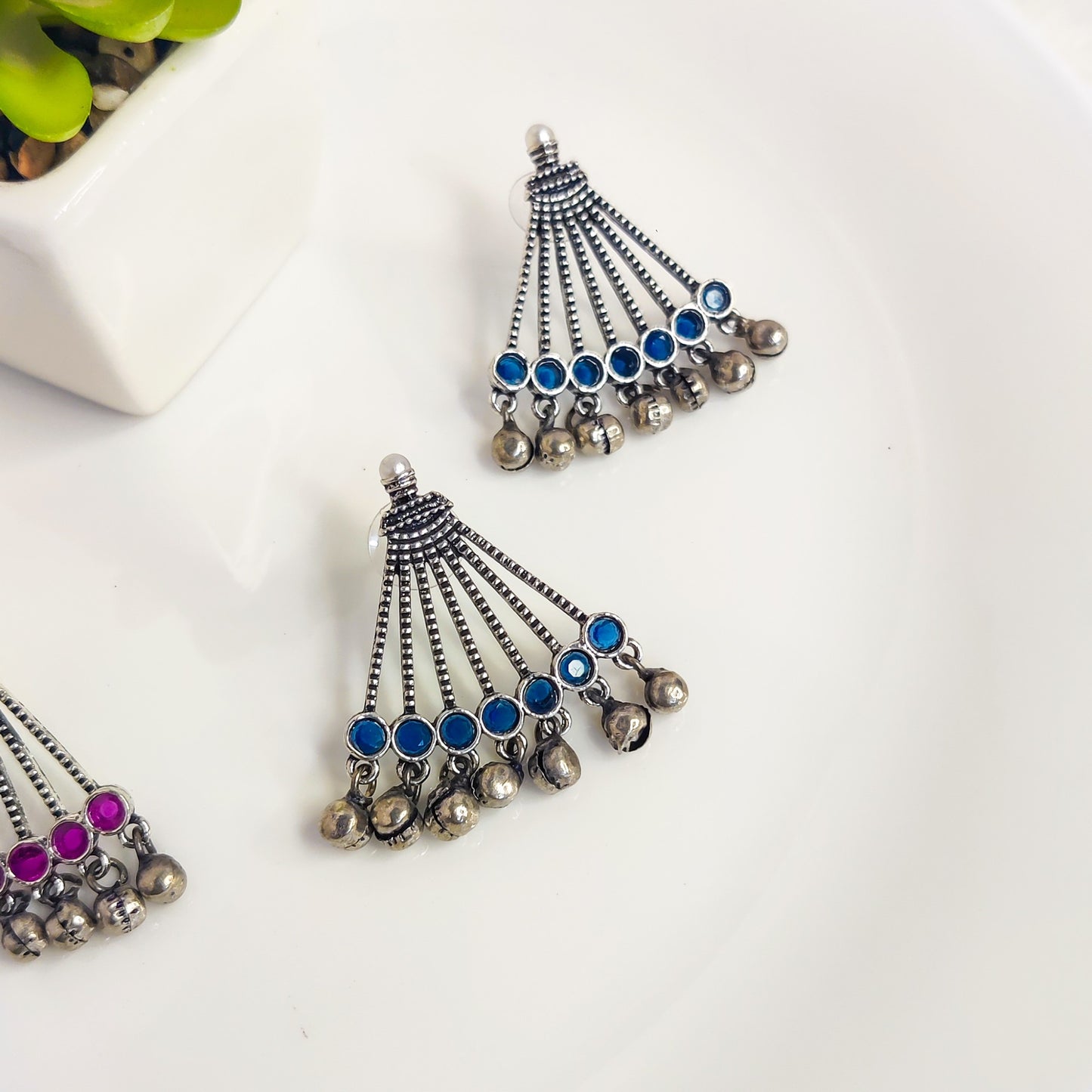 Elite Bejeweled Waterfall Earrings