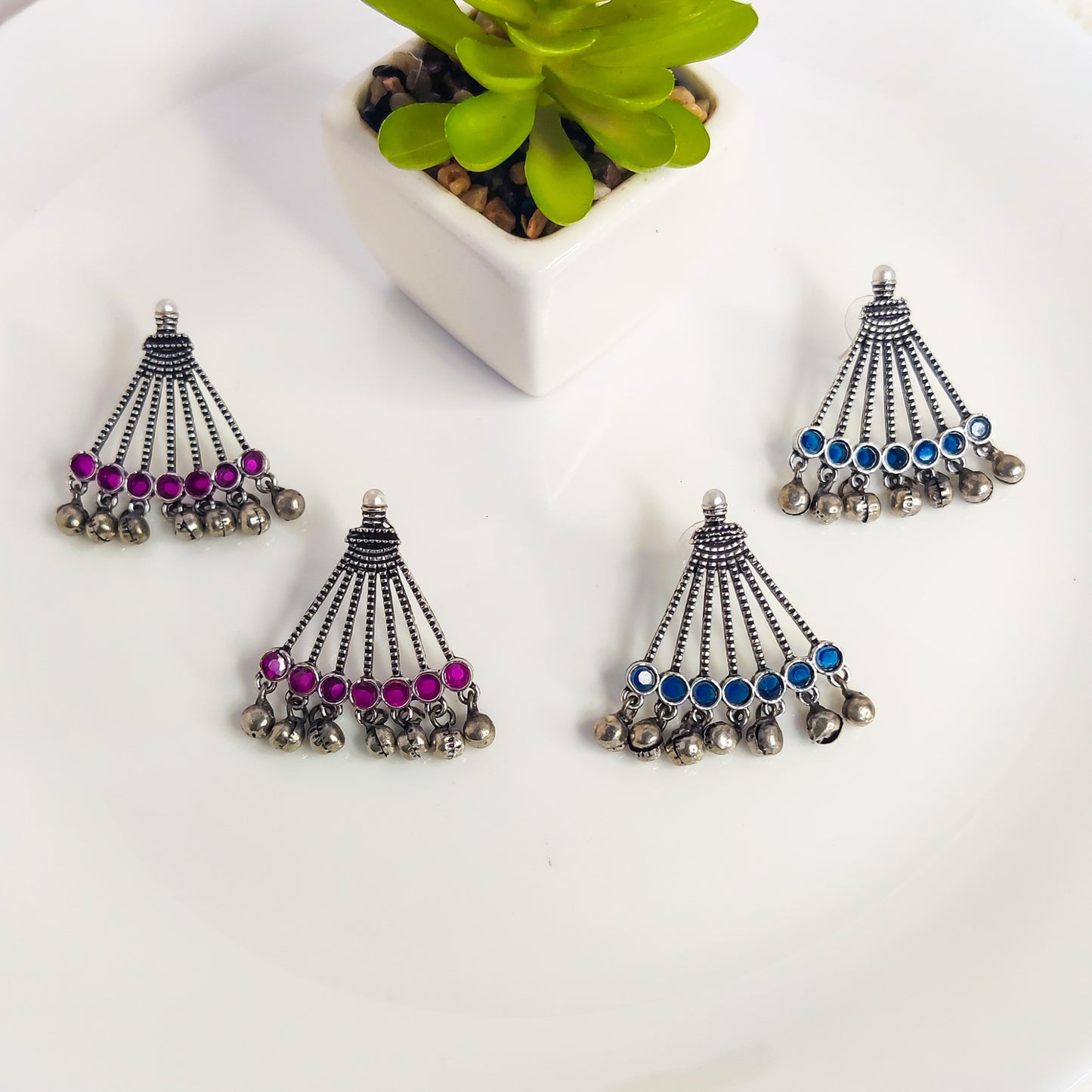 Elite Bejeweled Waterfall Earrings