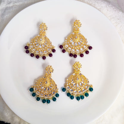 Samina Royal Filigree Chandelier Earrings