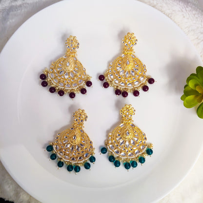 Samina Royal Filigree Chandelier Earrings