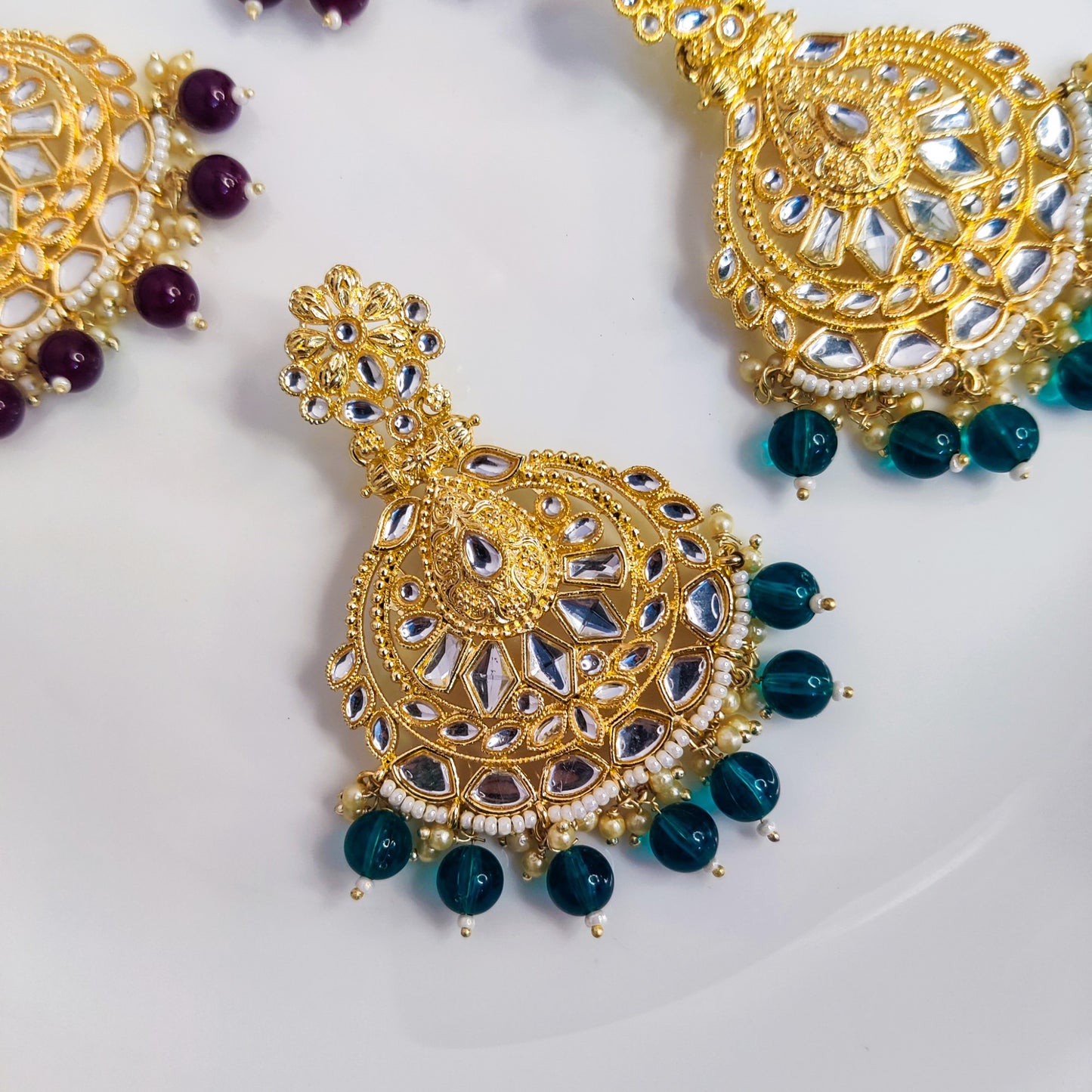 Samina Royal Filigree Chandelier Earrings