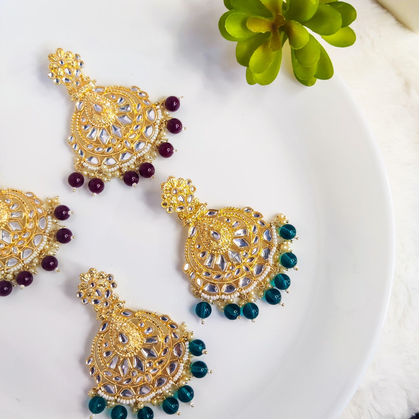 Samina Royal Filigree Chandelier Earrings