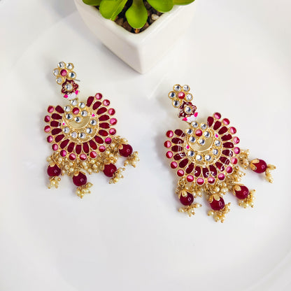 Moonlit Miraya Chandelier Earrings