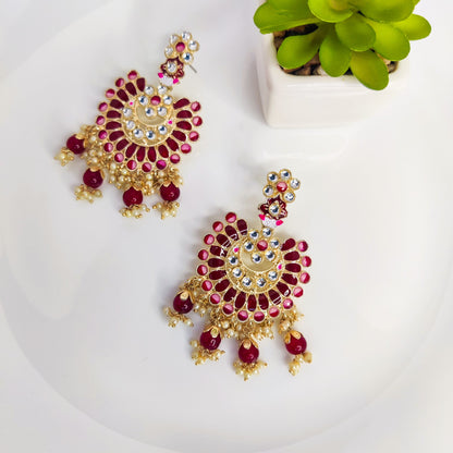 Moonlit Miraya Chandelier Earrings