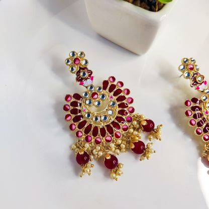 Moonlit Miraya Chandelier Earrings