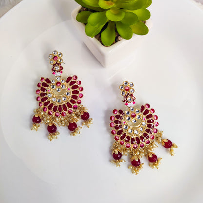 Moonlit Miraya Chandelier Earrings