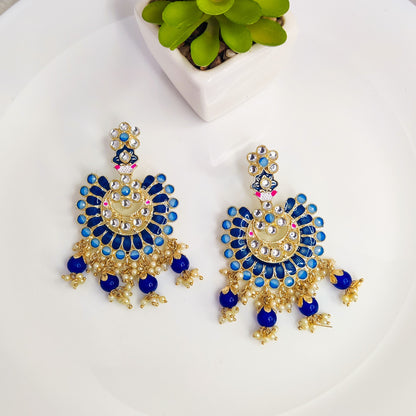 Moonlit Miraya Chandelier Earrings