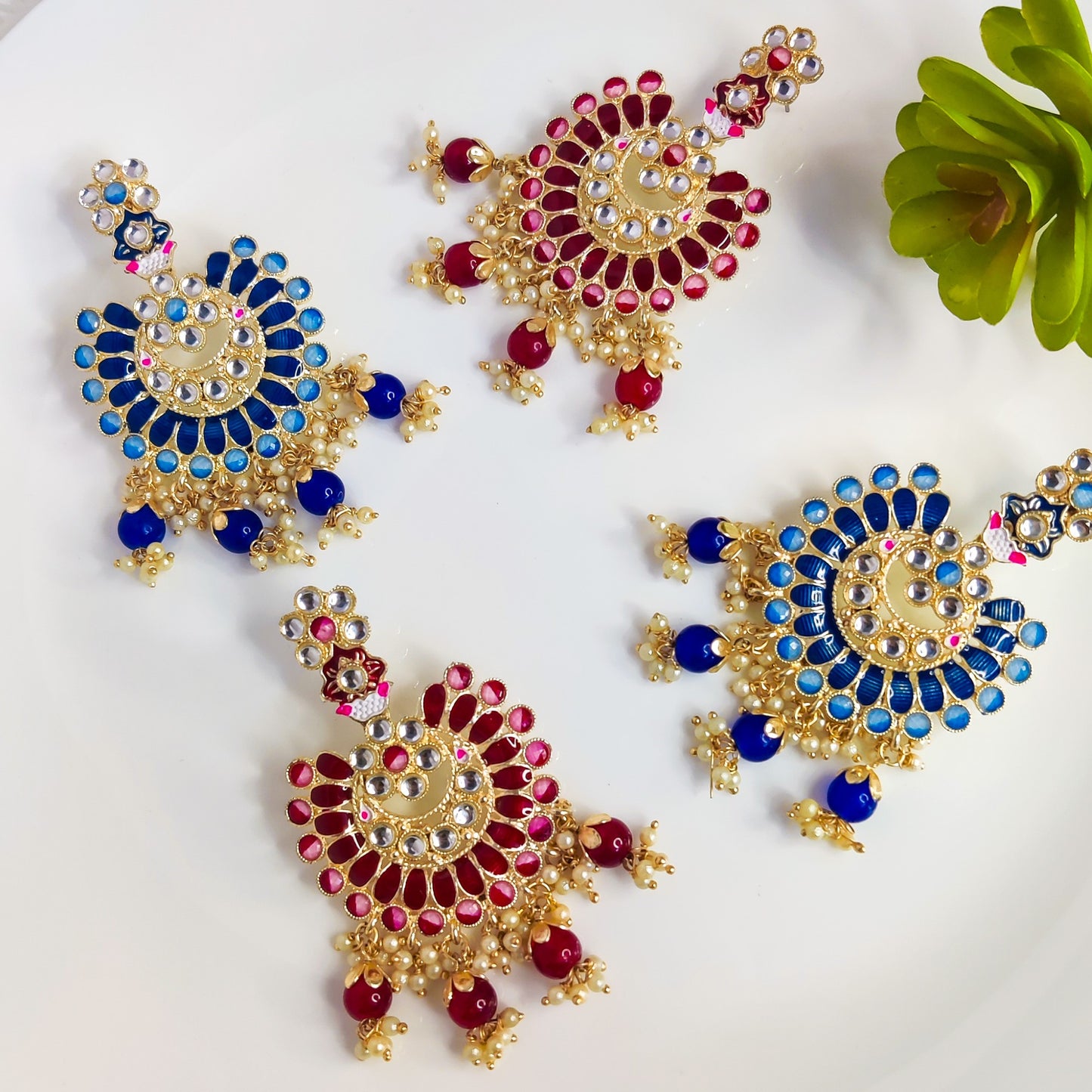 Moonlit Miraya Chandelier Earrings