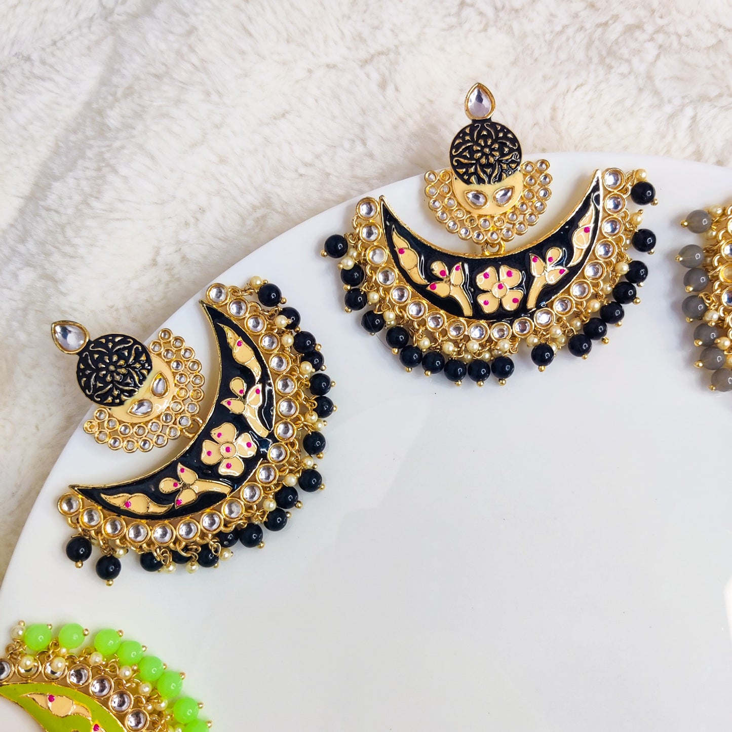 Baroque Beauty Chandbali Earrings