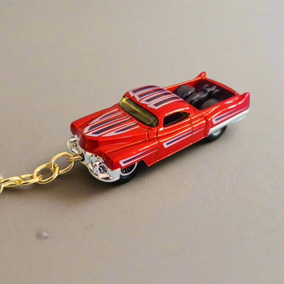 Classic Downtown Countryside Metal Car Keychain