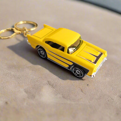 Classic Downtown Countryside Metal Car Keychain